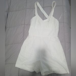 White Eyelet Romper